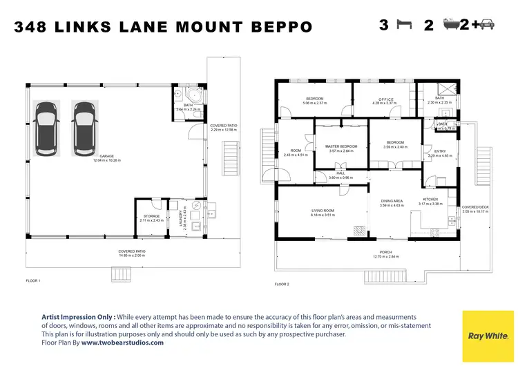 Floorplan of Homely house listing, 348 Linkes Lane, Mount Beppo QLD 4313