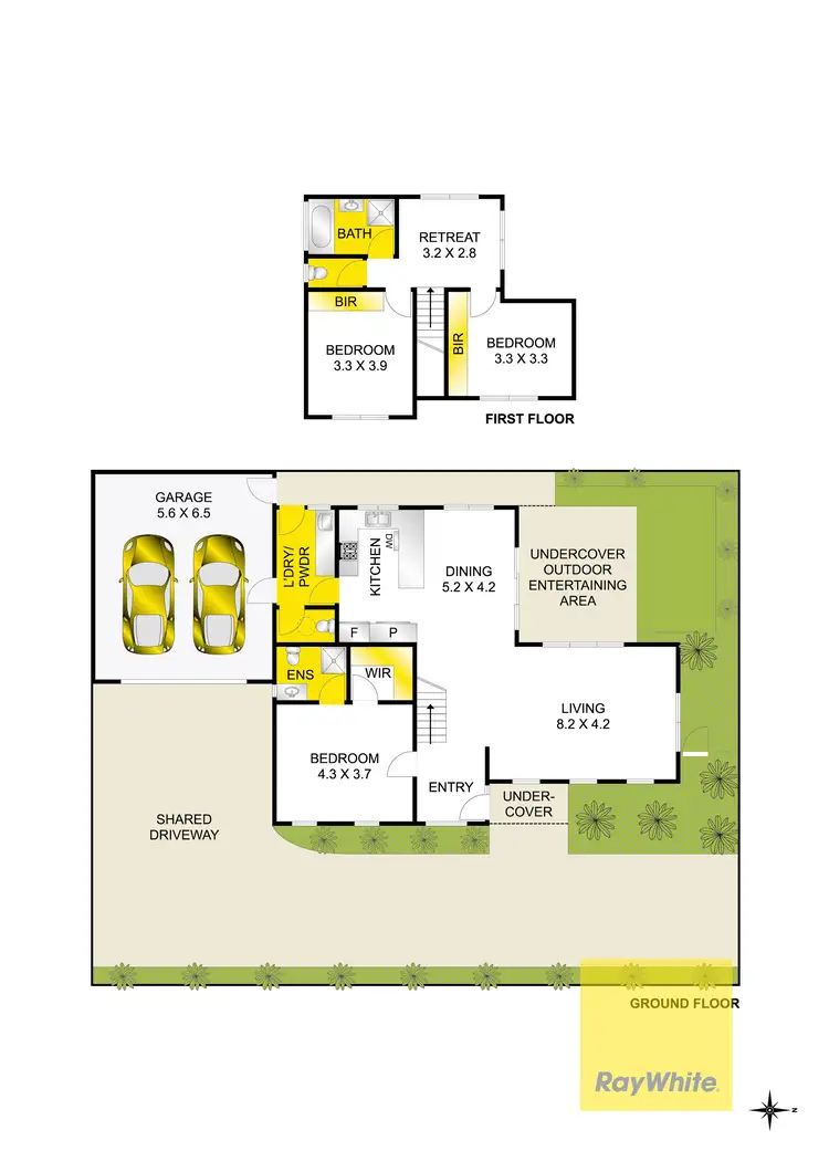 Floorplan of Homely townhouse listing, 2/25 Toyne Avenue, Hamlyn Heights VIC 3215