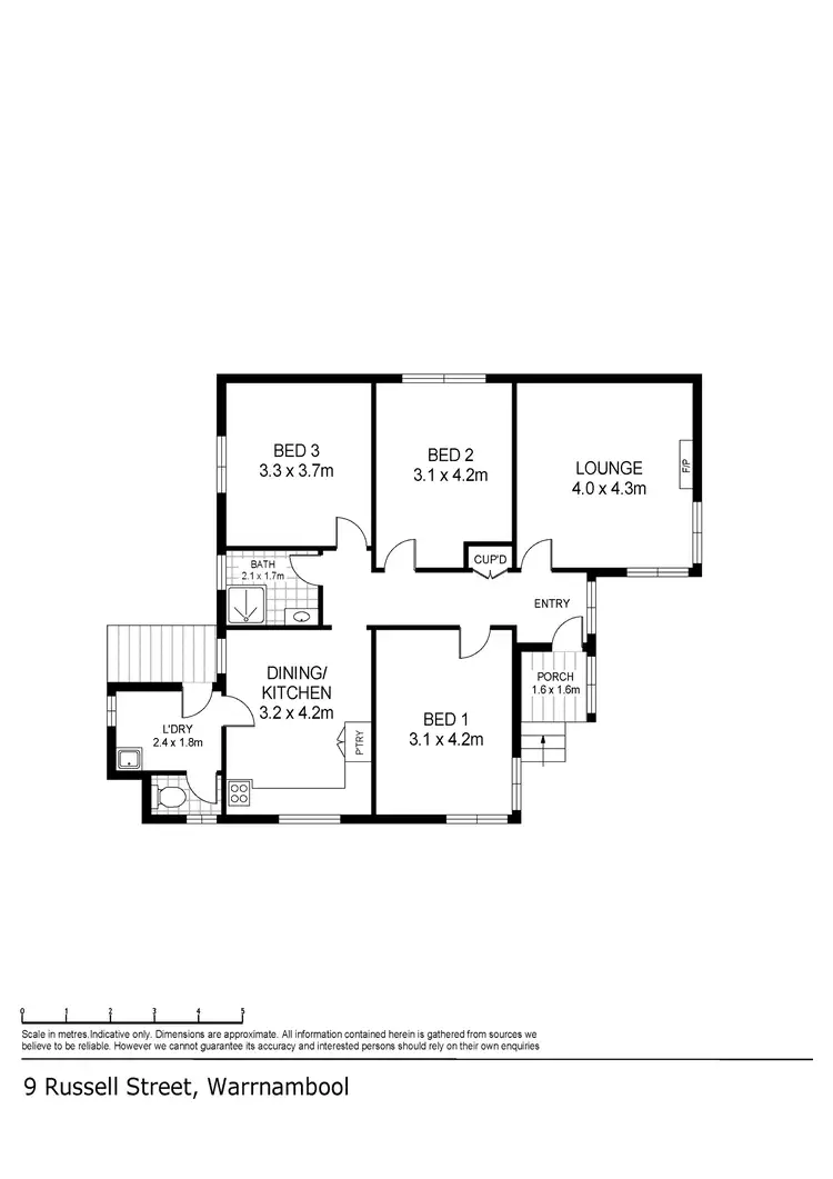 Floorplan of Homely house listing, 9 Russell Avenue, Warrnambool VIC 3280