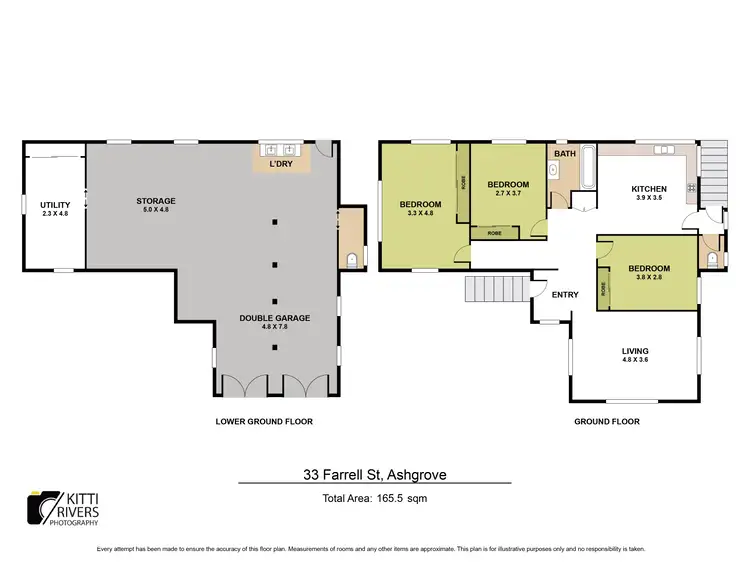 Floorplan of Homely house listing, 33 Farrell Street, Ashgrove QLD 4060