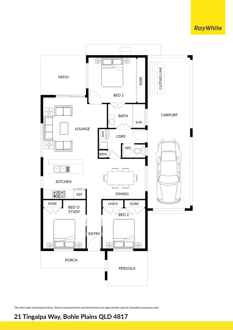 Floorplan of Homely house listing, 21 Tingalpa Way, Bohle Plains QLD 4817