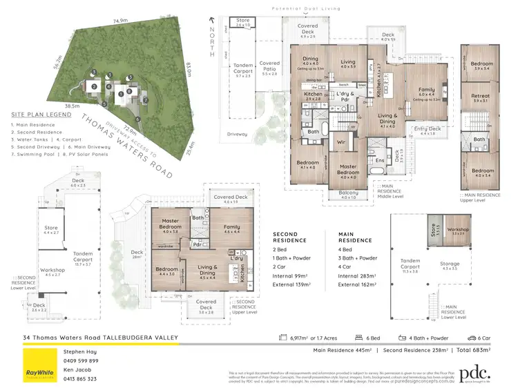Floorplan of Homely rural property listing, 34 Thomas Waters Road, Tallebudgera Valley QLD 4228