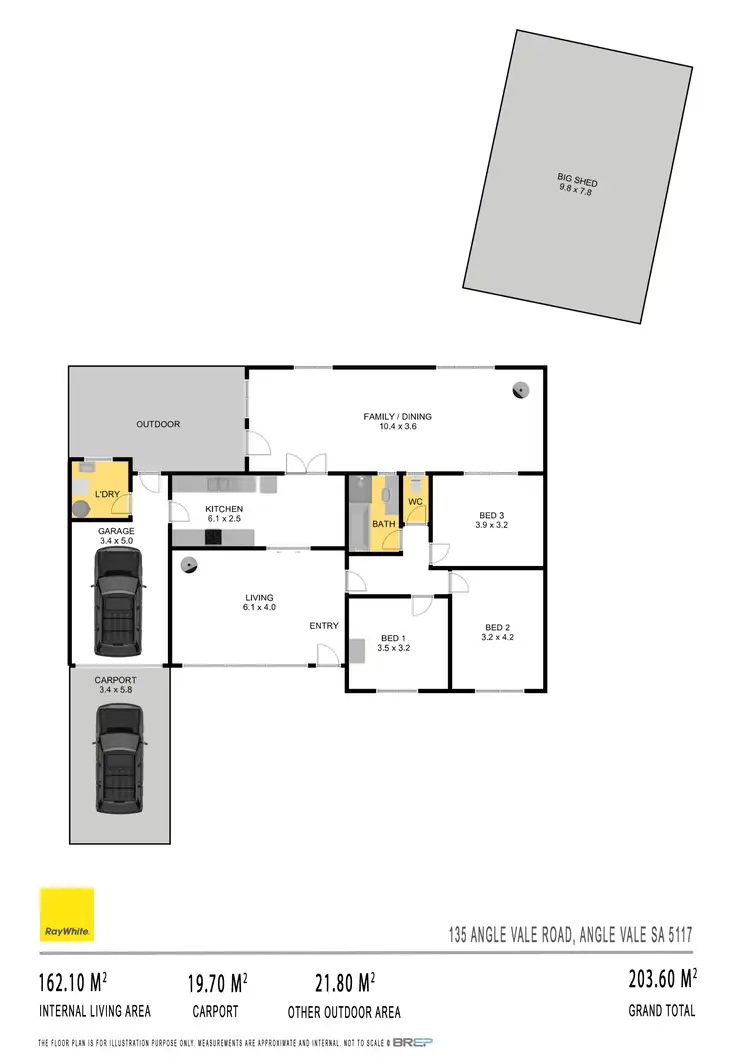 Floorplan of Homely house listing, 135 Angle Vale Road, Angle Vale SA 5117