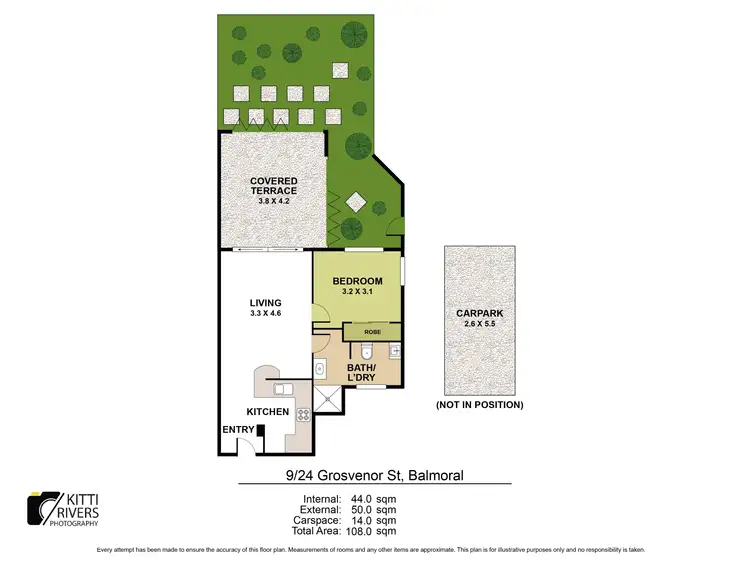Floorplan of Homely apartment listing, 9/24 Grosvenor Street, Balmoral QLD 4171