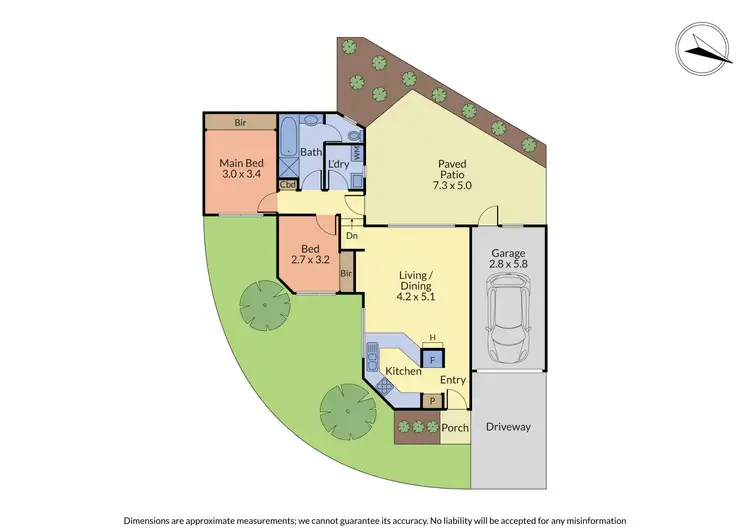 Floorplan of Homely unit listing, 2/48A Warrandyte Road, Ringwood VIC 3134