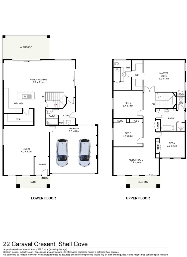 Floorplan of Homely house listing, 22 Caravel Crescent, Shell Cove NSW 2529
