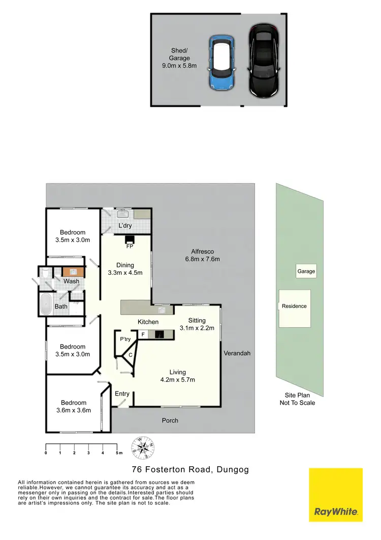Floorplan of Homely house listing, 76 Fosterton Road, Dungog NSW 2420