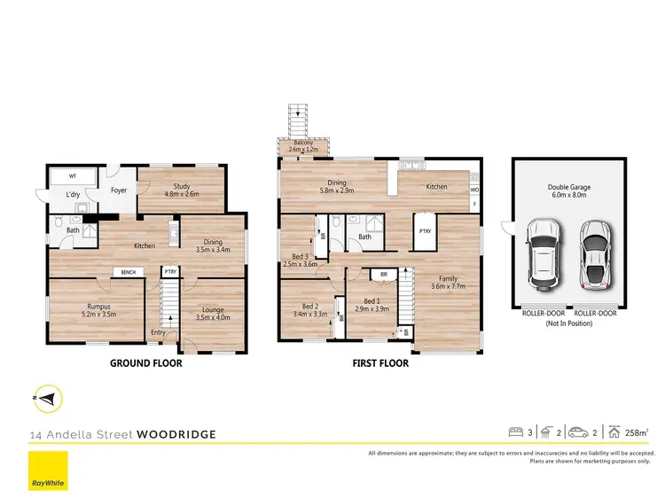 Floorplan of Homely house listing, 14 Andella Street, Woodridge QLD 4114