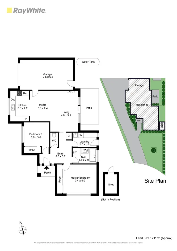 Floorplan of Homely unit listing, 1/6 Karri Court, Frankston North VIC 3200