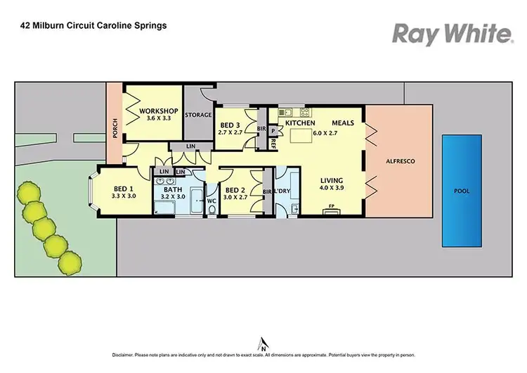 Floorplan of Homely house listing, 42 Milburn Circuit, Caroline Springs VIC 3023
