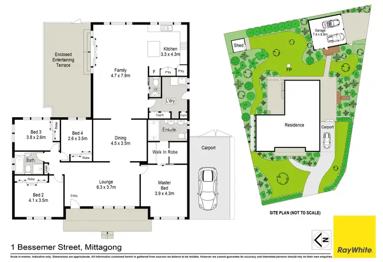 Floorplan of Homely house listing, 1 Bessemer Street, Mittagong NSW 2575