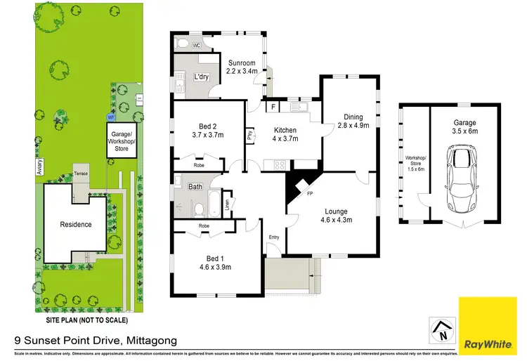 Floorplan of Homely house listing, 9 Sunset Point Drive, Mittagong NSW 2575