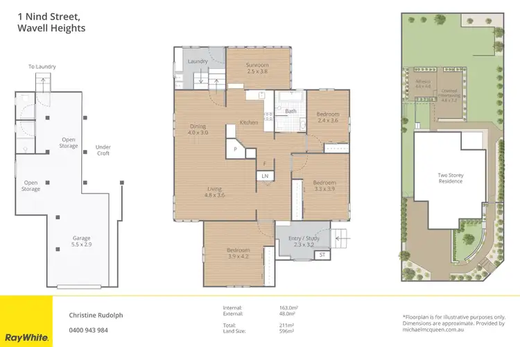 Floorplan of Homely house listing, 1 Nind Street, Wavell Heights QLD 4012