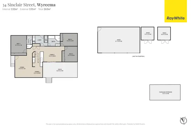 Floorplan of Homely house listing, 34 Sinclair Street, Wyreema QLD 4352