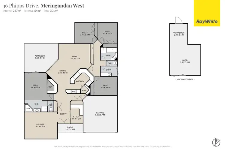 Floorplan of Homely house listing, 36 Phipps Drive, Meringandan West QLD 4352