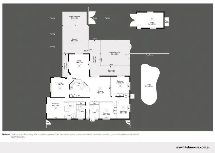 Floorplan of Homely house listing, 22 Howe Drive, Cable Beach WA 6726