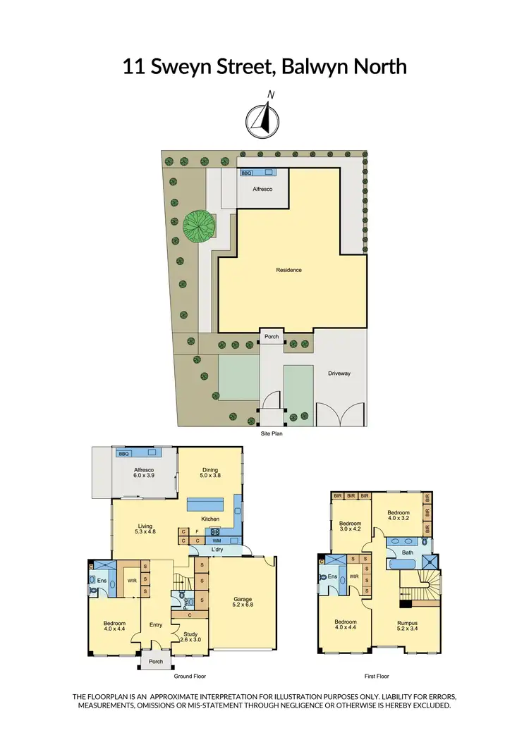 Floorplan of Homely house listing, 11 Sweyn Street, Balwyn North VIC 3104