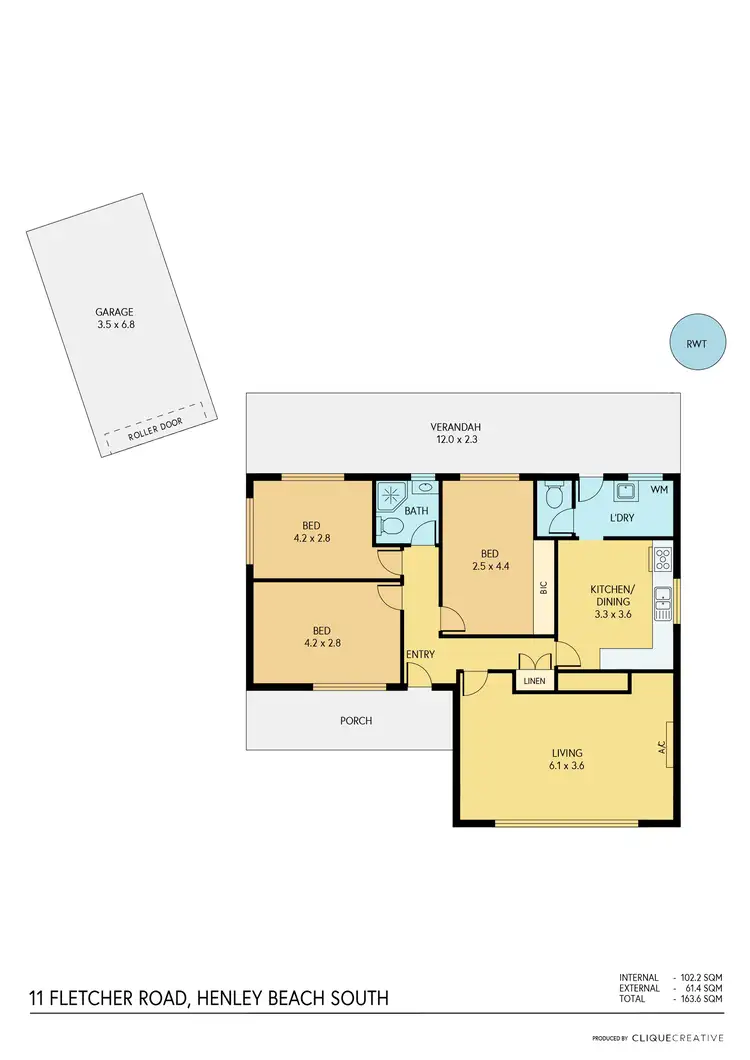 Floorplan of Homely house listing, 11 Fletcher Road, Henley Beach South SA 5022