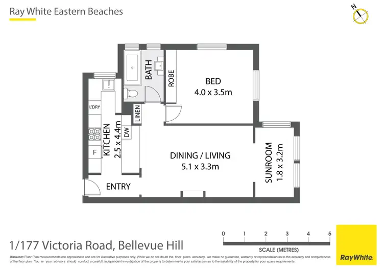 Floorplan of Homely apartment listing, 1/177 Victoria Road, Bellevue Hill NSW 2023