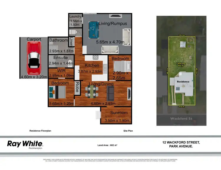 Floorplan of Homely house listing, 12 Wackford Street, Park Avenue QLD 4701