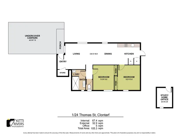 Floorplan of Homely house listing, 1/24 Thomas Street, Clontarf QLD 4019