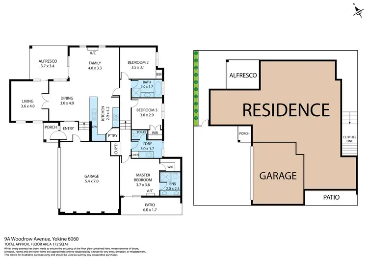 Floorplan of Homely house listing, 9A Woodrow Avenue, Yokine WA 6060