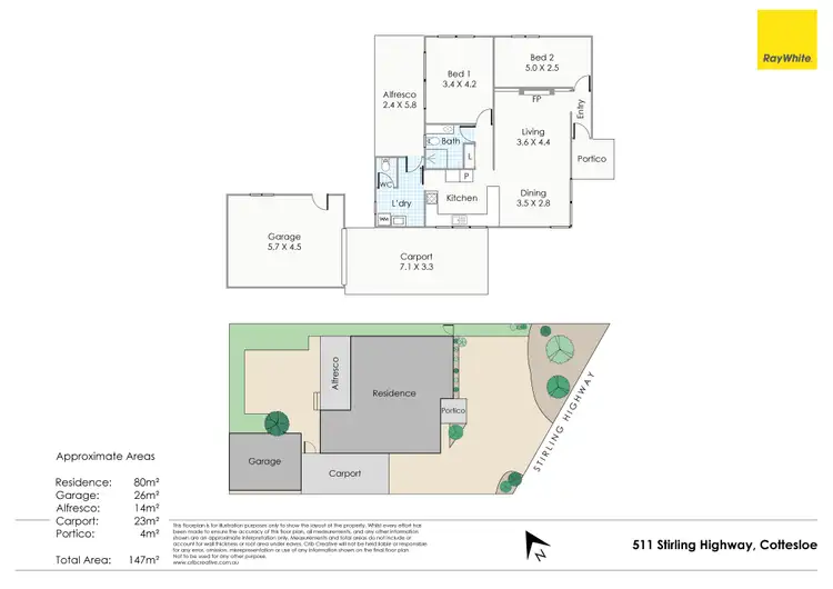 Floorplan of Homely house listing, 511 Stirling Highway, Cottesloe WA 6011