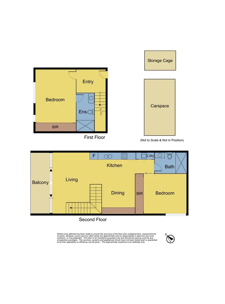 Floorplan of Homely apartment listing, 206/3 Thiele Court, Blackburn VIC 3130