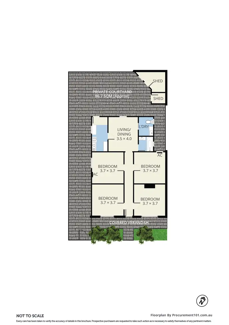 Floorplan of Homely house listing, 11-13 Harker Street, North Melbourne VIC 3051