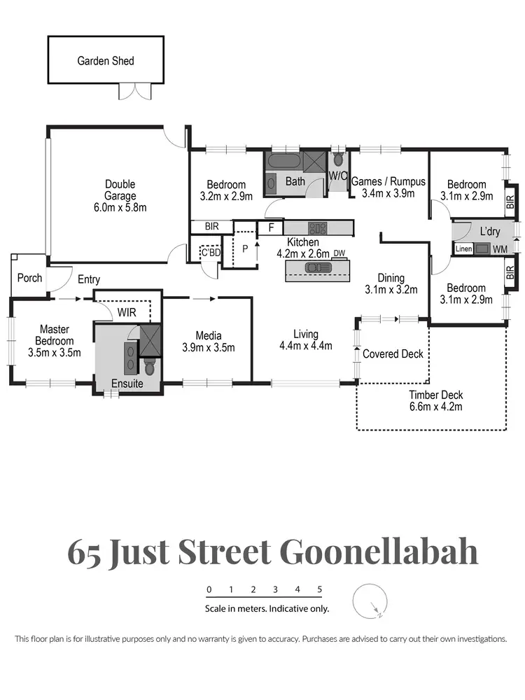 Floorplan of Homely house listing, 65 Just Street, Goonellabah NSW 2480