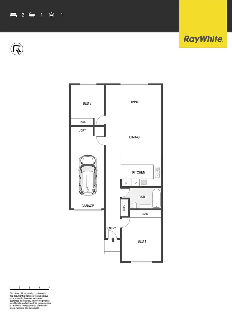 Floorplan of Homely townhouse listing, 87 Eccles Circuit, Macgregor ACT 2615