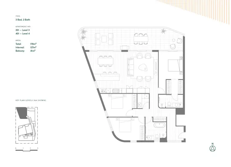 Floorplan of Homely apartment listing, 401/38 Glyde Street, Mosman Park WA 6012