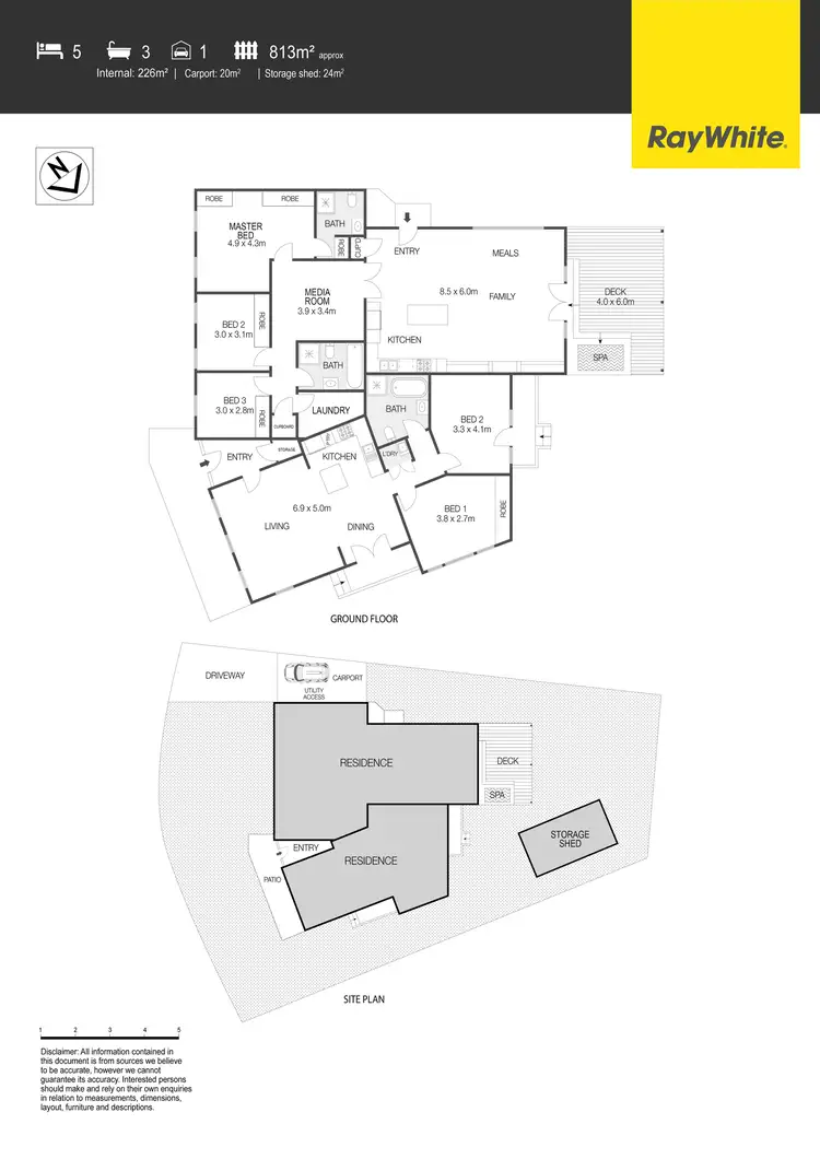 Floorplan of Homely house listing, 6 Nullagine Street, Fisher ACT 2611