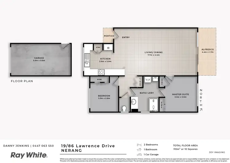 Floorplan of Homely unit listing, 19/86 Lawrence Drive, Nerang QLD 4211