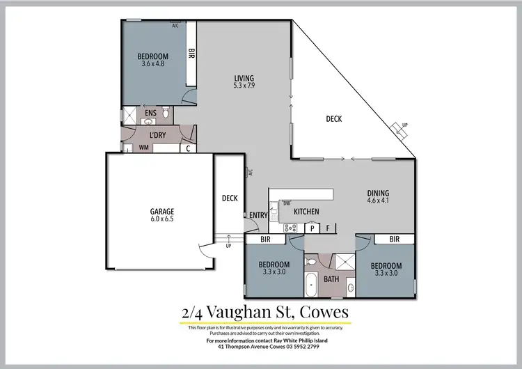 Floorplan of Homely house listing, 2/4 Vaughan Street, Cowes VIC 3922