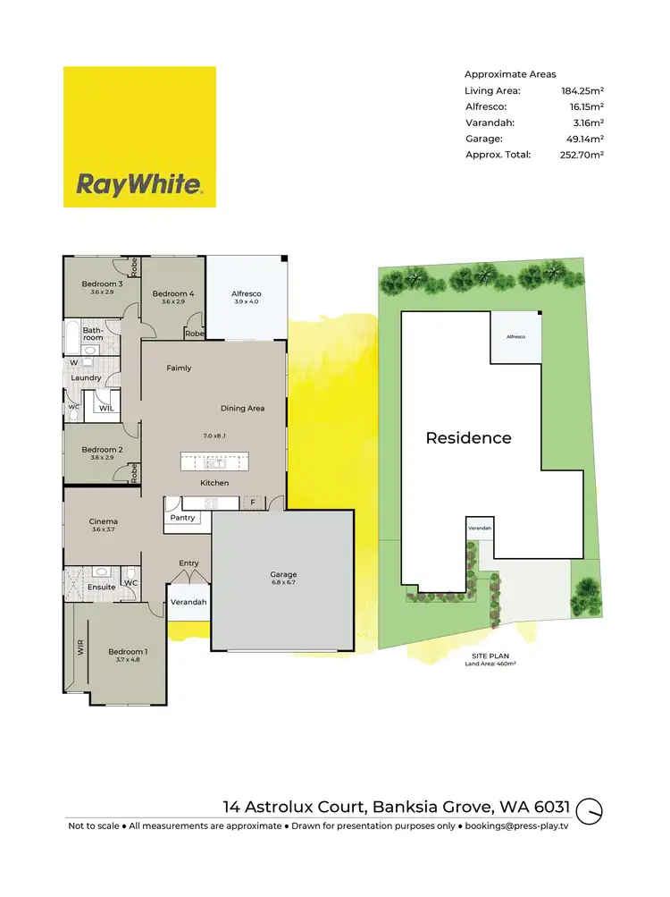Floorplan of Homely house listing, 14 Astrolux Court, Banksia Grove WA 6031
