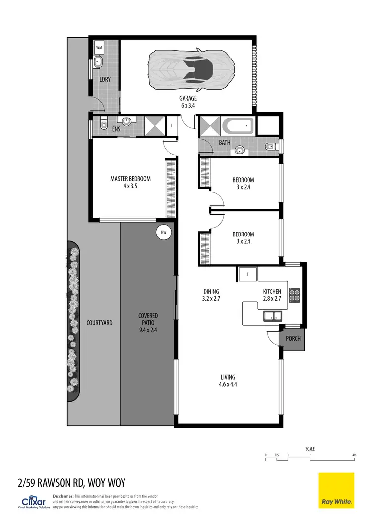 Floorplan of Homely villa listing, 2/59 Rawson Road, Woy Woy NSW 2256