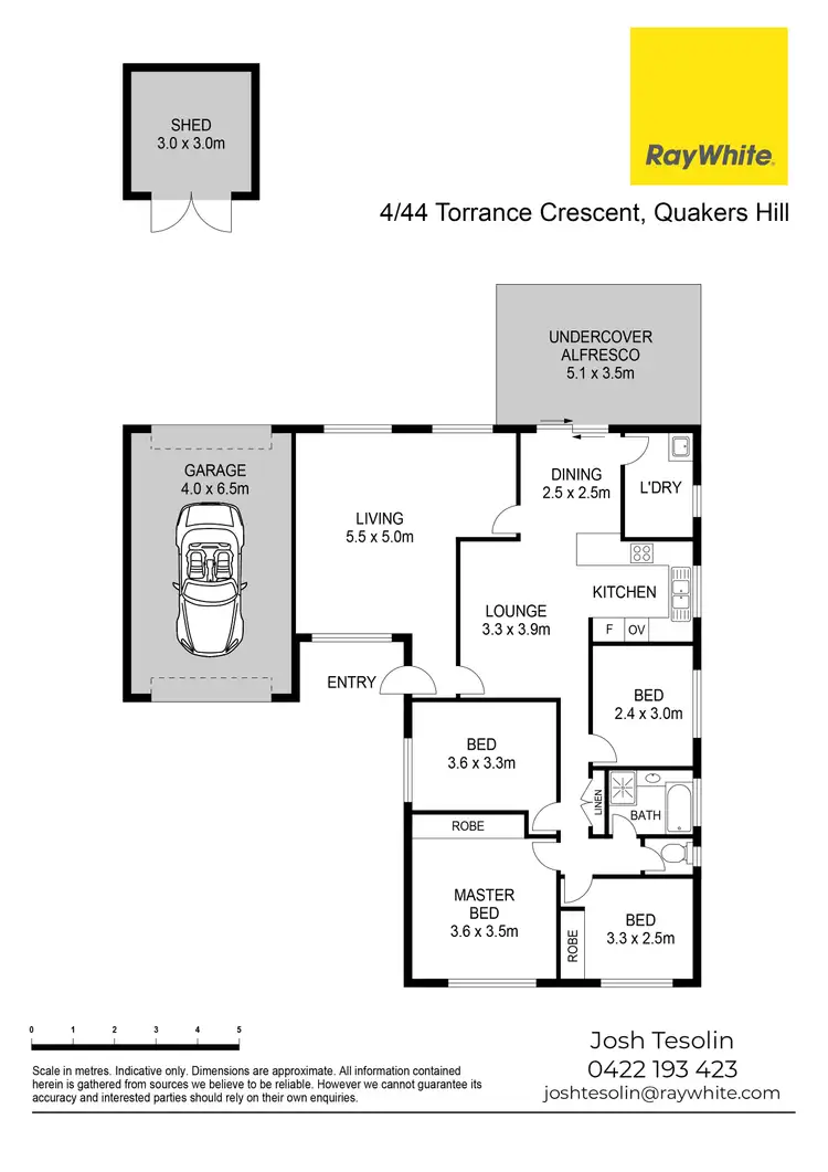 Floorplan of Homely villa listing, 4/44 Torrance Crescent, Quakers Hill NSW 2763