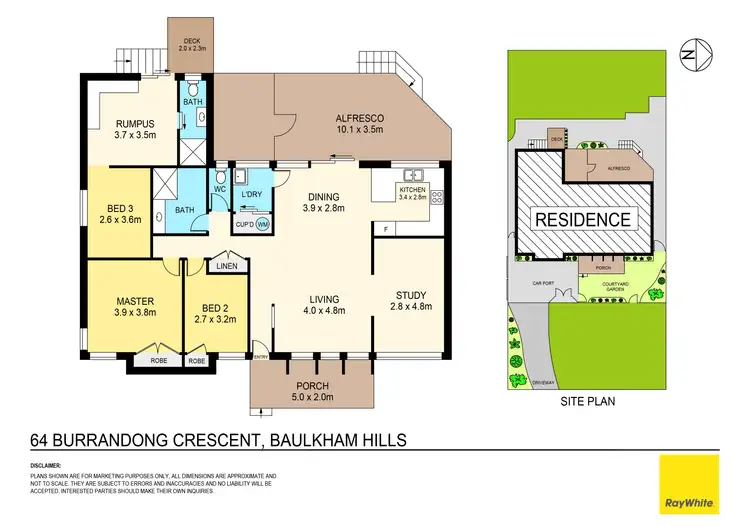 Floorplan of Homely house listing, 64 Burrandong Crescent, Baulkham Hills NSW 2153