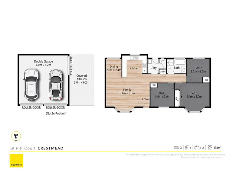 Floorplan of Homely house listing, 15 Pitt Court, Crestmead QLD 4132