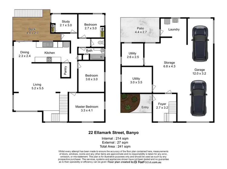 Floorplan of Homely house listing, 22 Ellamark Street, Banyo QLD 4014