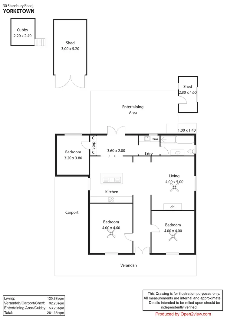 Floorplan of Homely house listing, 30 Stansbury Road, Yorketown SA 5576