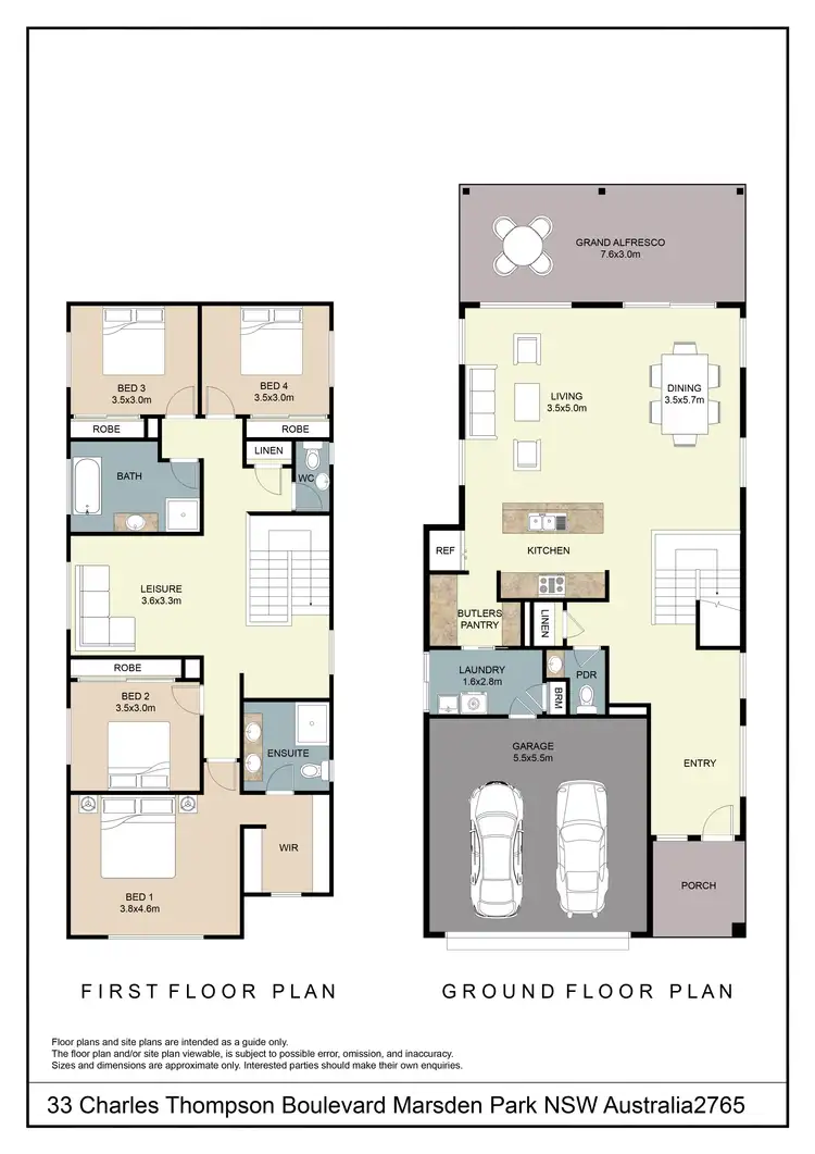 Floorplan of Homely house listing, 33 Charles Thompson Boulevard, Marsden Park NSW 2765