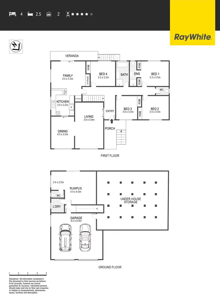 Floorplan of Homely house listing, 8 Mudge Place, Mckellar ACT 2617