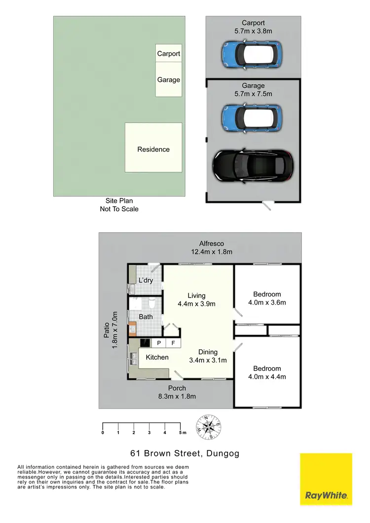 Floorplan of Homely house listing, 61 Brown Street, Dungog NSW 2420