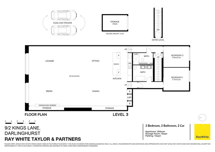 Floorplan of Homely apartment listing, 9/2 Kings Lane, Darlinghurst NSW 2010