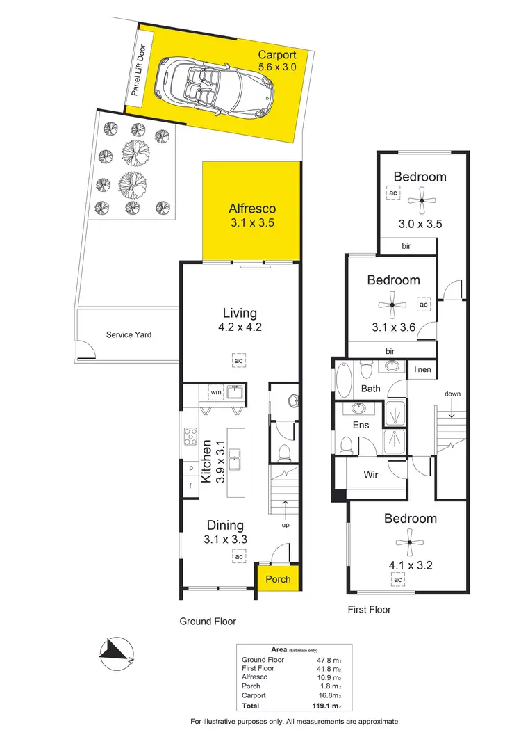 Floorplan of Homely house listing, 39 Pyers Street, St Clair SA 5011
