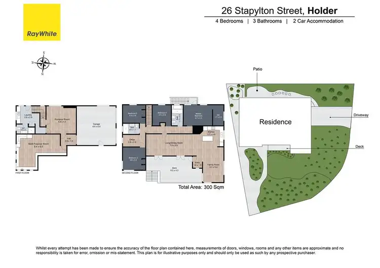 Floorplan of Homely house listing, 26 Stapylton Street, Holder ACT 2611
