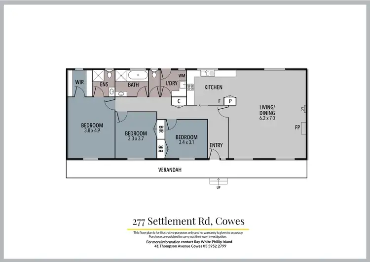 Floorplan of Homely house listing, 277 Settlement Road, Cowes VIC 3922