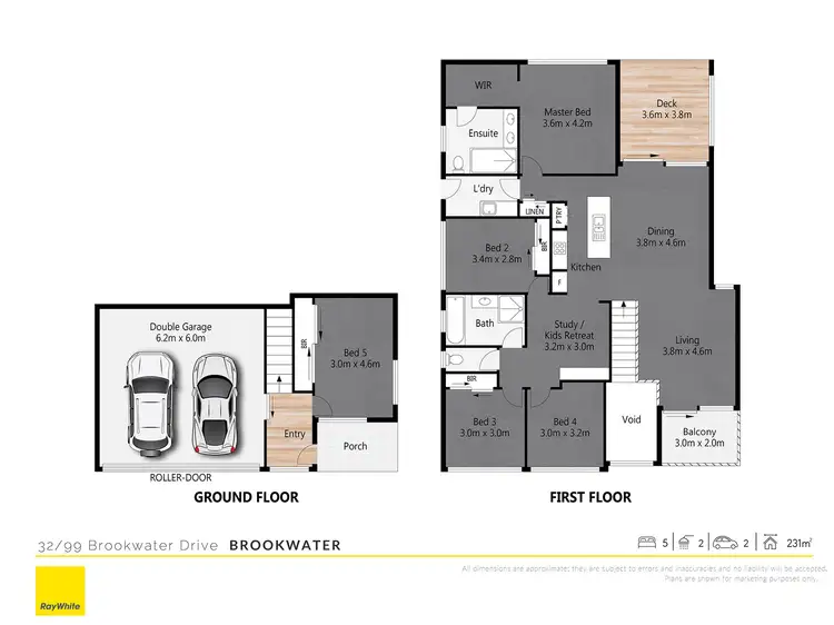 Floorplan of Homely house listing, 32/99 Brookwater Drive, Brookwater QLD 4300